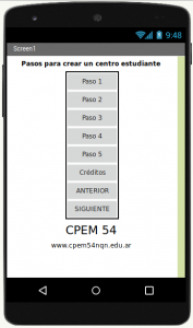 App Centro de Estudiantes